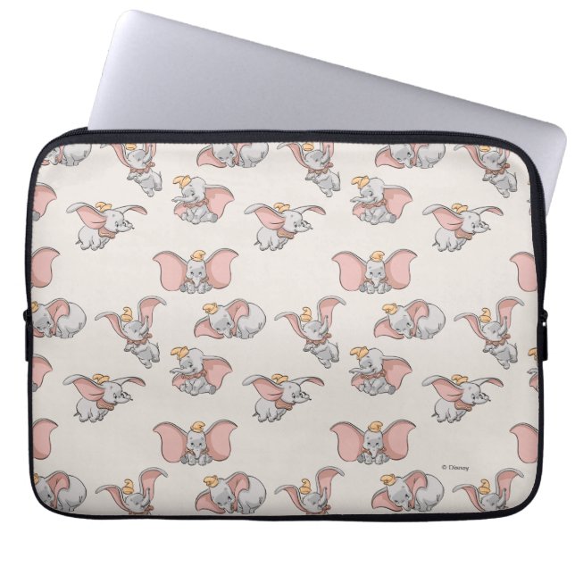 Sweet Dumbo Pattern Laptop Sleeve (Front)