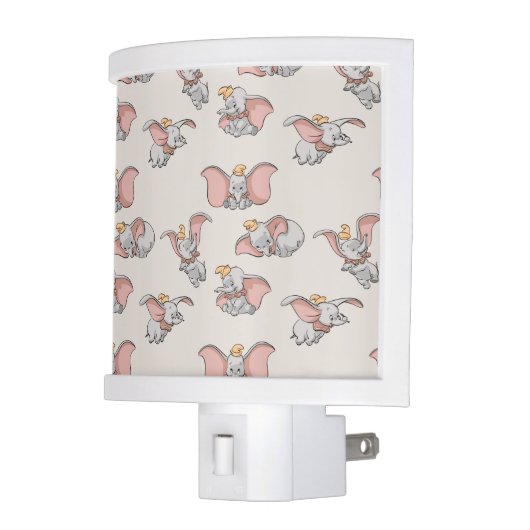 Sweet Dumbo Pattern Night Light (Left)