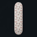 Sweet Dumbo Pattern Skateboard<br><div class="desc">This sweet pattern feature's Walt Disney's favorite elephant,  Dumbo.</div>