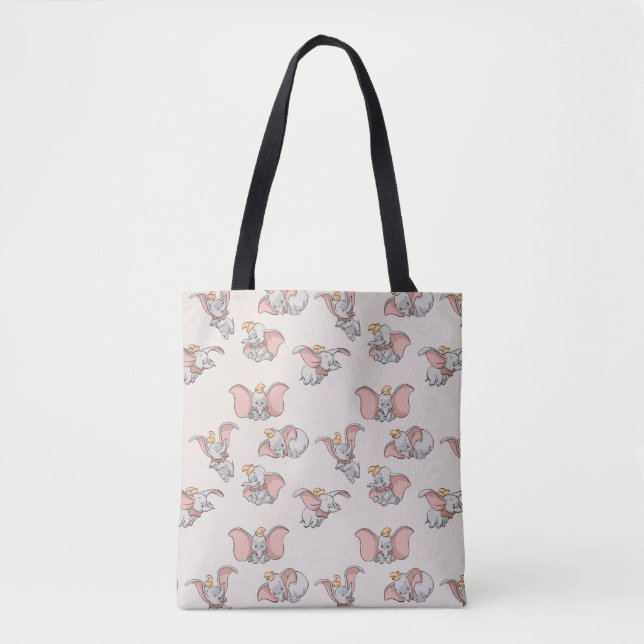 Sweet Dumbo Pattern Tote Bag (Front)