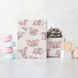 Sweet Dumbo Pattern Wrapping Paper