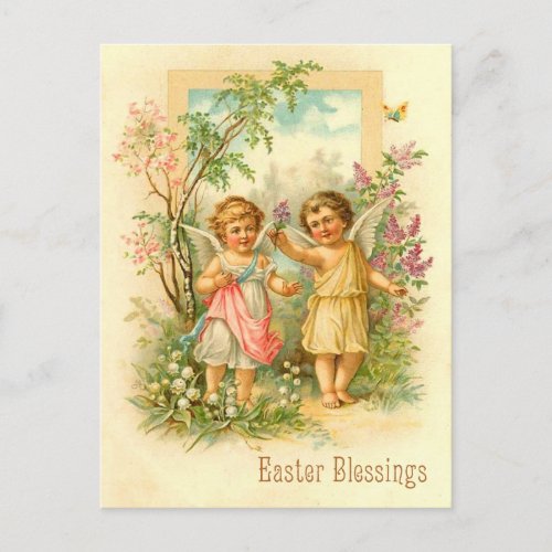 Sweet Easter Angel Postcard