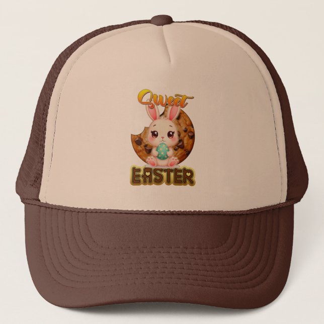 Sweet Easter Bunny – Cute Design - boné Trucker Hat (Front)