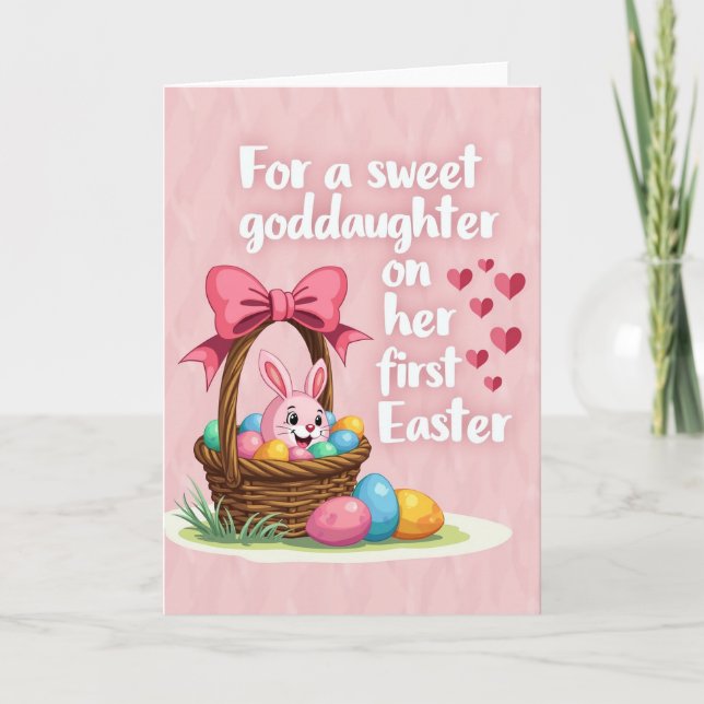 Sweet Easter Goddaughter Card (Front)