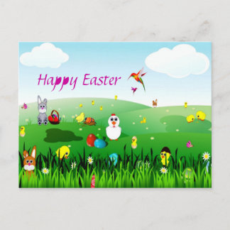 Sweet Easter Holiday Postcard
