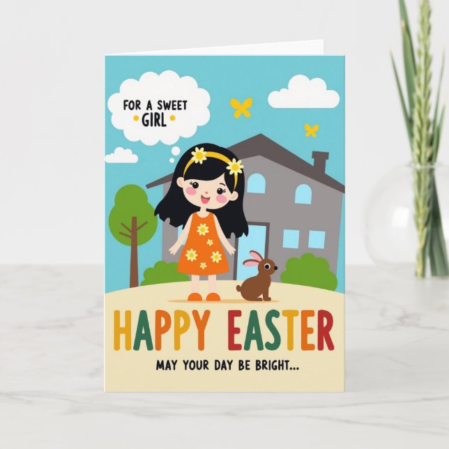 Sweet Easter Wishes Card (Front)