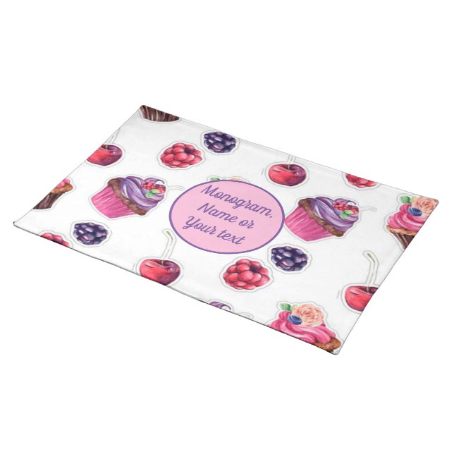 Sweet Elegant Cloth Placemat (On Table)