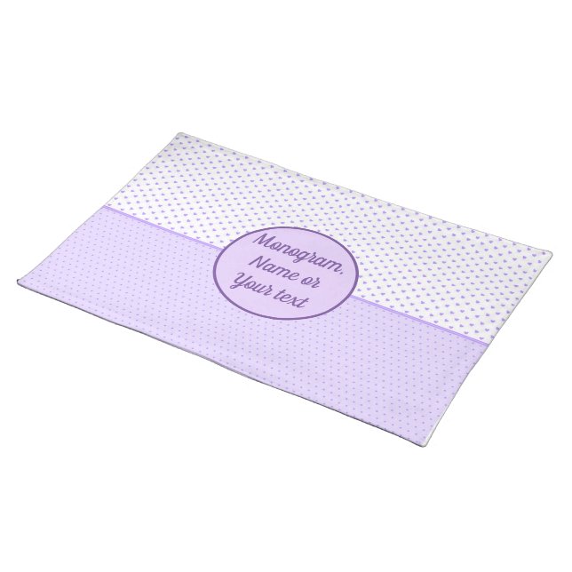 Sweet Elegant Cloth Placemat (On Table)