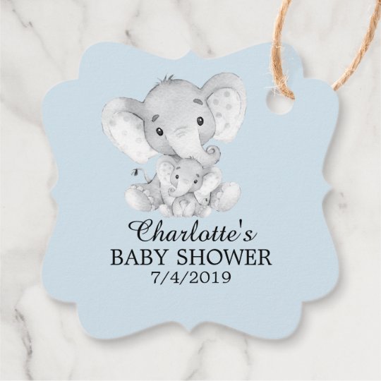elephant baby shower favors
