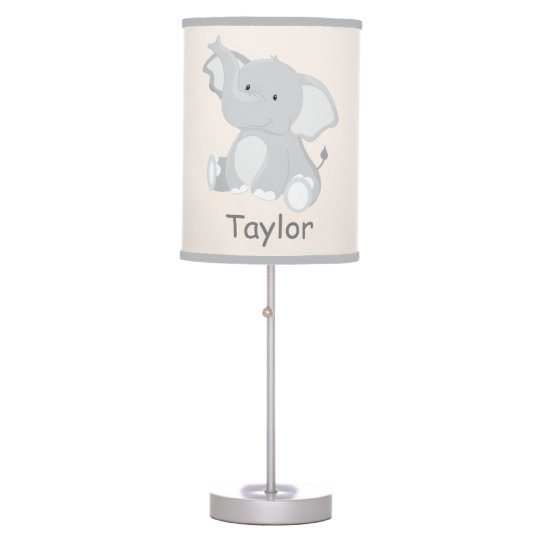 Sweet Elephant Nursery Table Lamp Zazzle Sweet Elephant Nursery Table Lamp