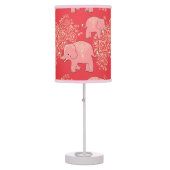 sweet elephant table lamp, nursery decor, coral lamp (Front)