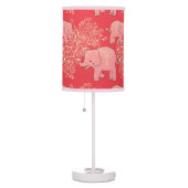 sweet elephant table lamp, nursery decor, coral lamp (Right)