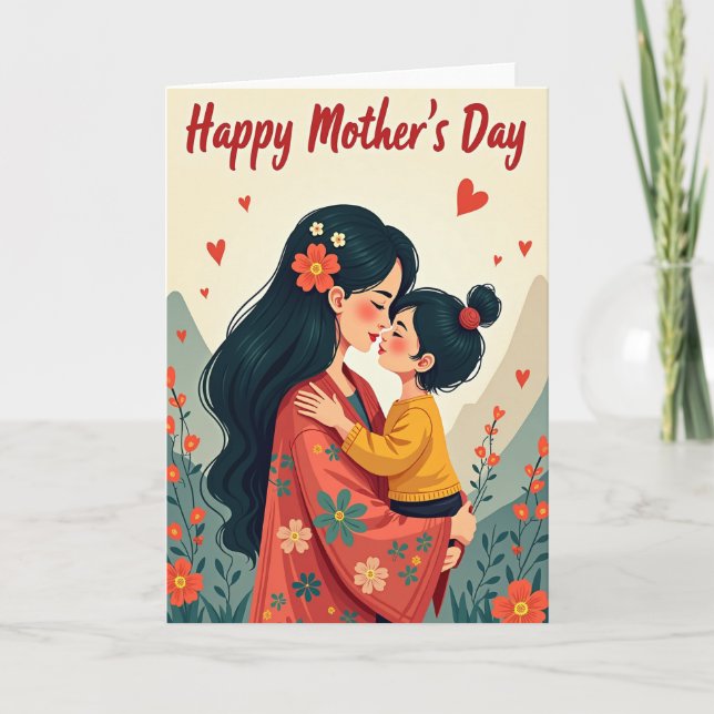 Sweet Embrace Mothers Day Card (Front)