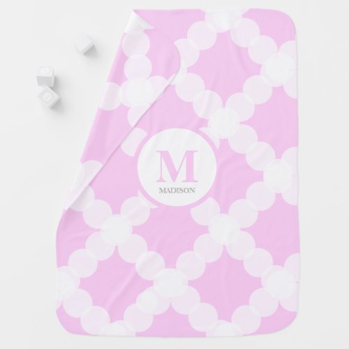 Sweet Embrace Personalized Pink Baby Girl Blanke Baby Blanket