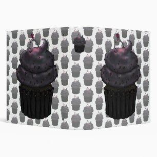 Sweet Engagement Cupcake 3 Ring Binder