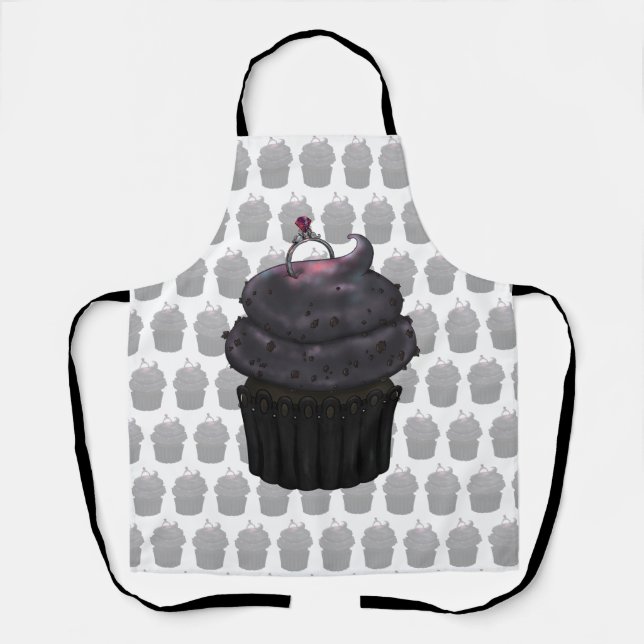 Sweet Engagement Cupcake Apron (Front)
