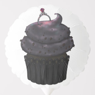 Sweet Engagement Cupcake Balloon