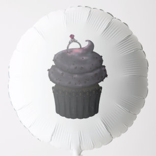 Sweet Engagement Cupcake Balloon