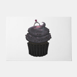 Sweet Engagement Cupcake Doormat