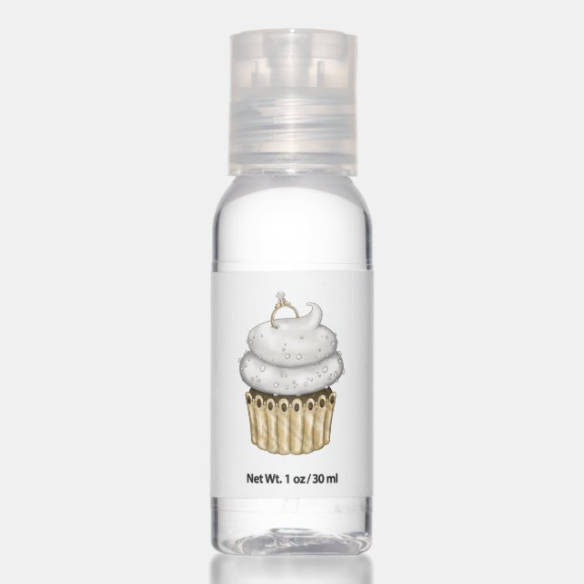 Sweet Engagement Cupcake Hand Sanitizer (Front)