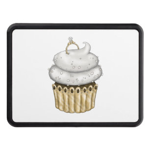 Sweet Engagement Cupcake Hitch Cover