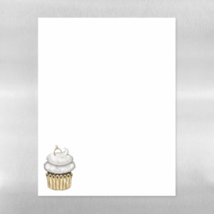 Sweet Engagement Cupcake Magnetic Dry Erase Sheet