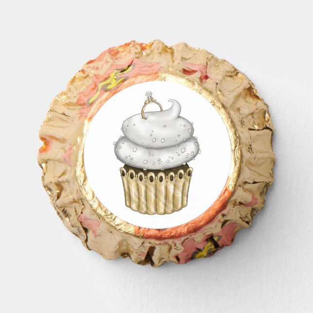 Sweet Engagement Cupcake Reese's Peanut Butter Cups (Front)