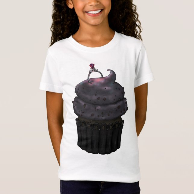 Sweet Engagement Cupcake T-Shirt (Front)