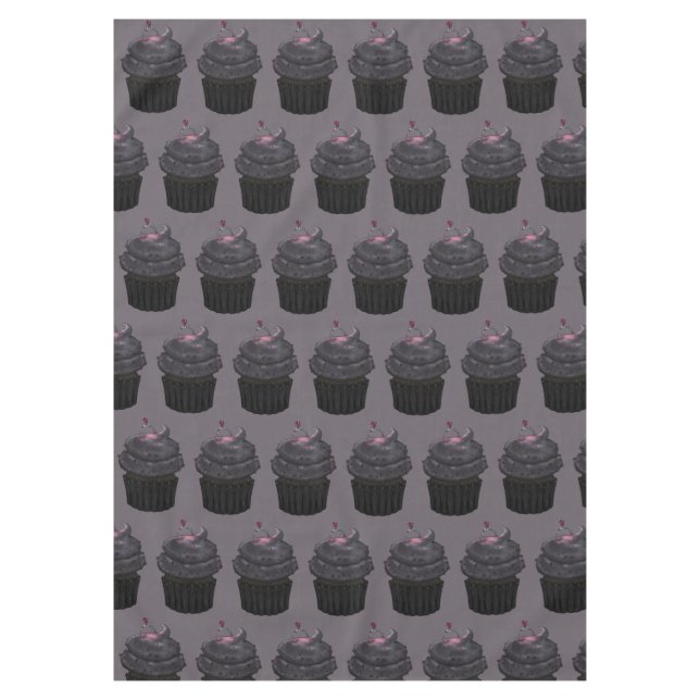 Sweet Engagement Cupcake Tablecloth (Front)