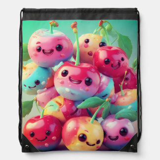 Sweet Face Collection Image One Drawstring Bag