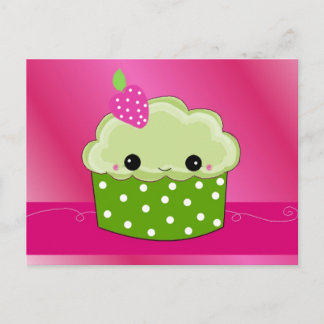Sweet Face Cupcake Postcard