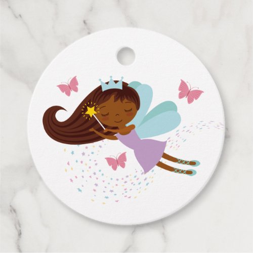 Sweet Faerie Princess Girls Birthday Favor Tags