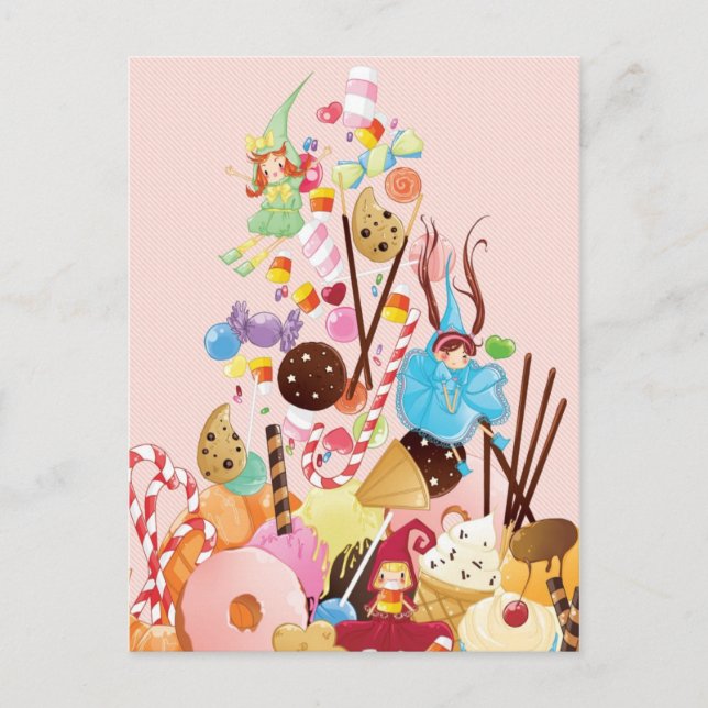 Sweet Faeries Postcard (Front)