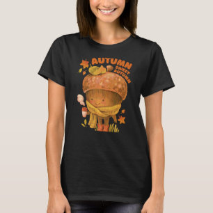 Sweet Fall Animals Pumpkin Thanksgiving Family Aut T-Shirt