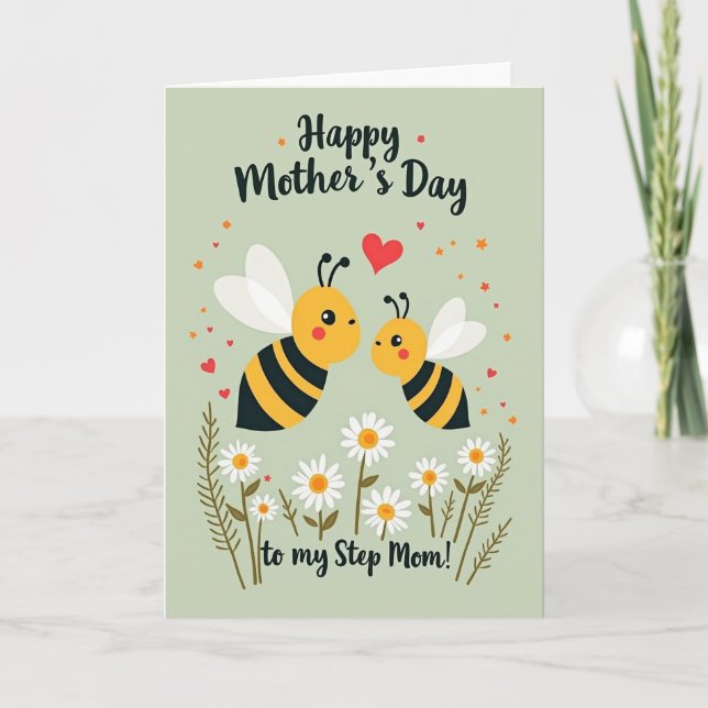 Sweet Family Insect Mothers Day Card (Front)