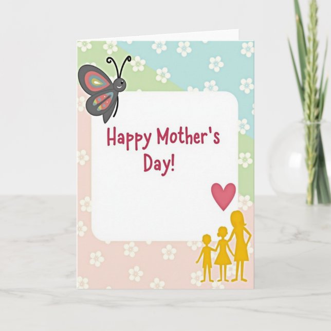 Sweet Family Mother Day Card (Front)