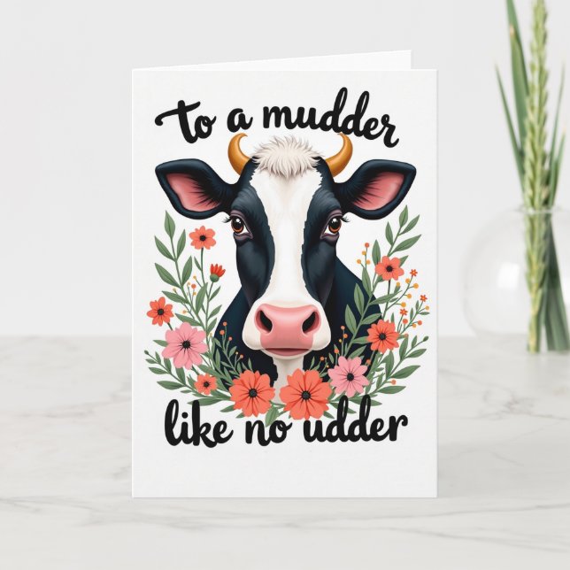 Sweet Farm Animal Mothers Day Card (Front)