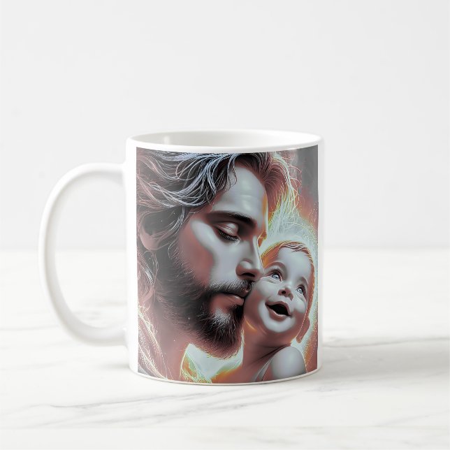 Sweet Father Baby Bliss Coffee Mug (Left)