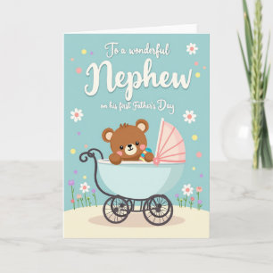 Sweet Fathers Day Baby Bear Card