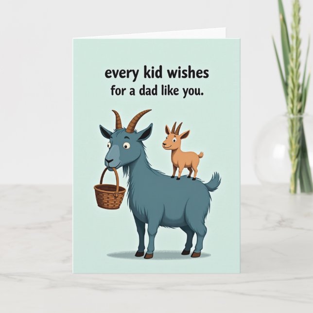 Sweet Fathers Day Basket Card (Front)