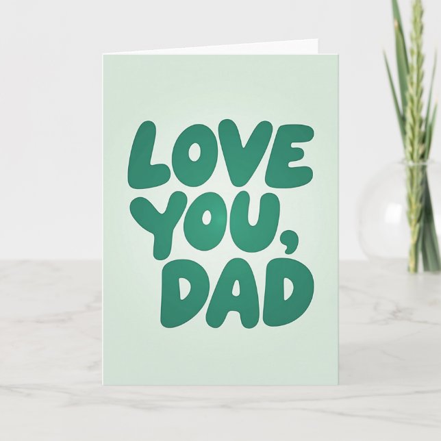 Sweet Fathers Day Bubbly Card (Front)