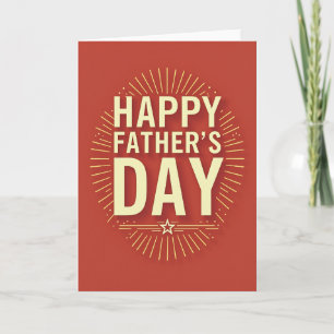 Sweet Fathers Day Burst Card