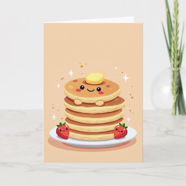 Sweet Fathers Day Cake Stack Card (Front)