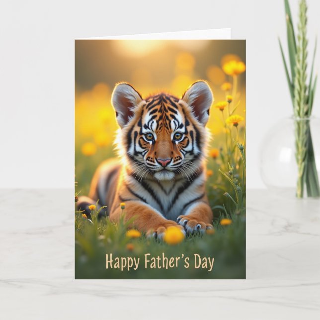 Sweet Fathers Day Cub Card (Front)