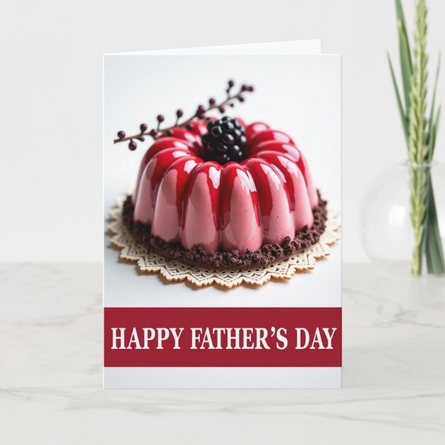 Sweet Fathers Day Dessert Card (Front)