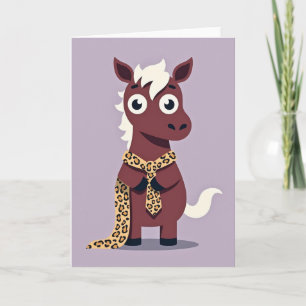 Sweet Fathers Day Equine Card