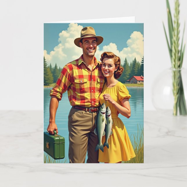 Sweet Fathers Day Fishing Trip Card (Front)