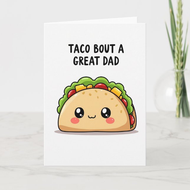Sweet Fathers Day Flatbread Card (Front)