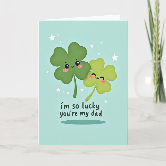 Sweet Fathers Day Foliage Card (Front)