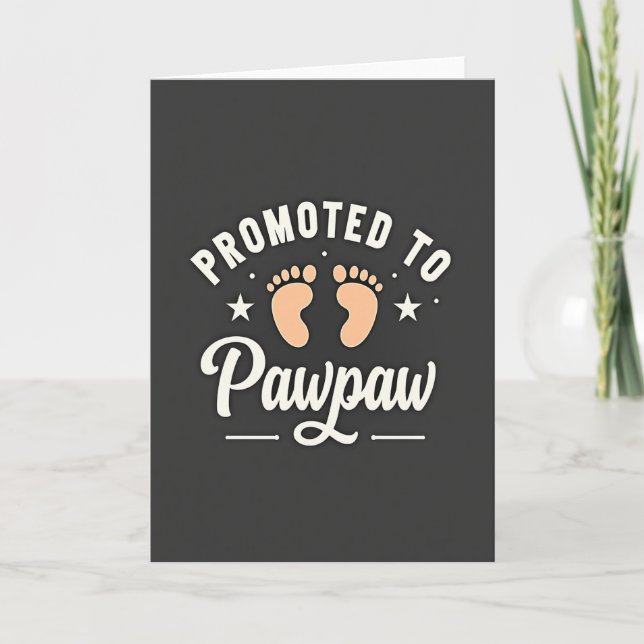 Sweet Fathers Day Footprints Card (Front)